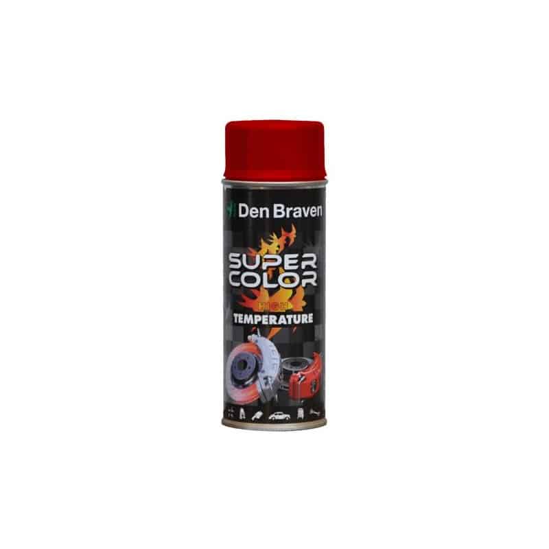 Spray vopsea rezistenta la temperaturi inalte 400 ml, rosu, pentru suprafete metalice