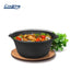 Ceaun fonta pura 16L, 41x19.5 cm, negru, pentru gatit traditional