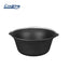Ceaun fonta pura 30L, 54x23 cm, negru, pentru gatit in aer liber