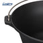 Ceaun fonta pura 22L, 49x23 cm, negru, pentru gatit lent si uniform