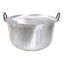 Ceaun aluminiu alimentar 60L cu fund rotund si manere