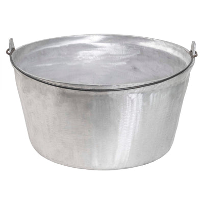 Ceaun tuci aluminiu alimentar capacitate 60L cu fund drept