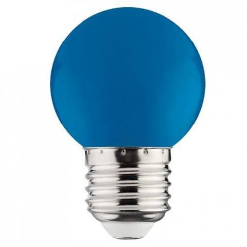 Bec LED 3W E27, lumina albastra intensa, 175-250V, decorativ