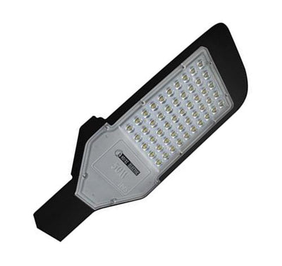 Corp stradal LED 100W lumina rece 6400K, carcasa neagra, 85-265V