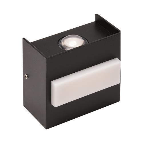 Corp iluminat LED exterior 5W, lumina neutra 4200K, alimentare 85-265V, negru