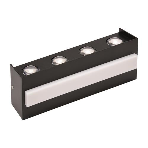 Corp iluminat LED Twist 15W 4200K, finisaj negru, tensiune 85-265V