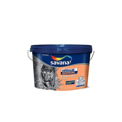 Vopsea superlavabila interior 15L, alb superalb, finisaj luminos si rezistent