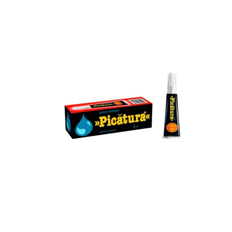 Adeziv instant Picatura 2ml pentru lipiri rapide pe diverse materiale