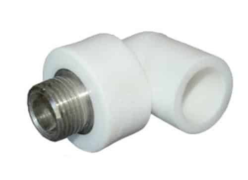 Fiting PPR cot 25 mm cu filet exterior 1/2 inch pentru instalatii de apa