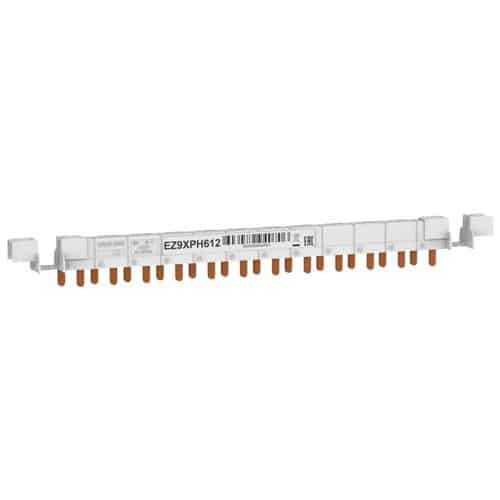 Pieptene 1P+N pentru 12 module, distributie electrica modulara, montaj rapid