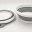 Castron pliabil din plastic si silicon, diametru 29 cm, inaltime 10.5 cm