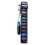 Set 11 chei tubulare clichet 1/2", otel CrV, 72T, codificate prin culori, 10-24 mm