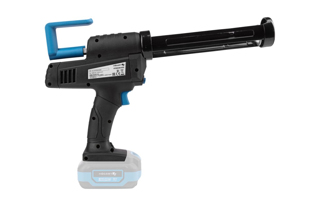 Pistol electric pentru silicon 18V cu viteza reglabila si forta mare de extrudare