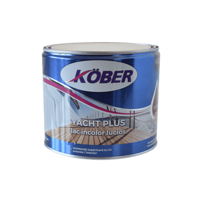 Lac incolor lucios pentru lemn Yacht Plus, 2.5L, protectie umiditate si UV