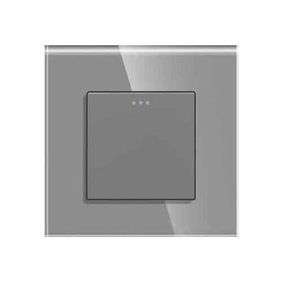 Intrerupator simplu mecanic gri, pentru instalatii electrice standard