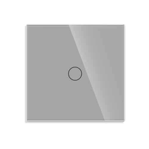 Intrerupator simplu gri, 500W, design modern si silentios