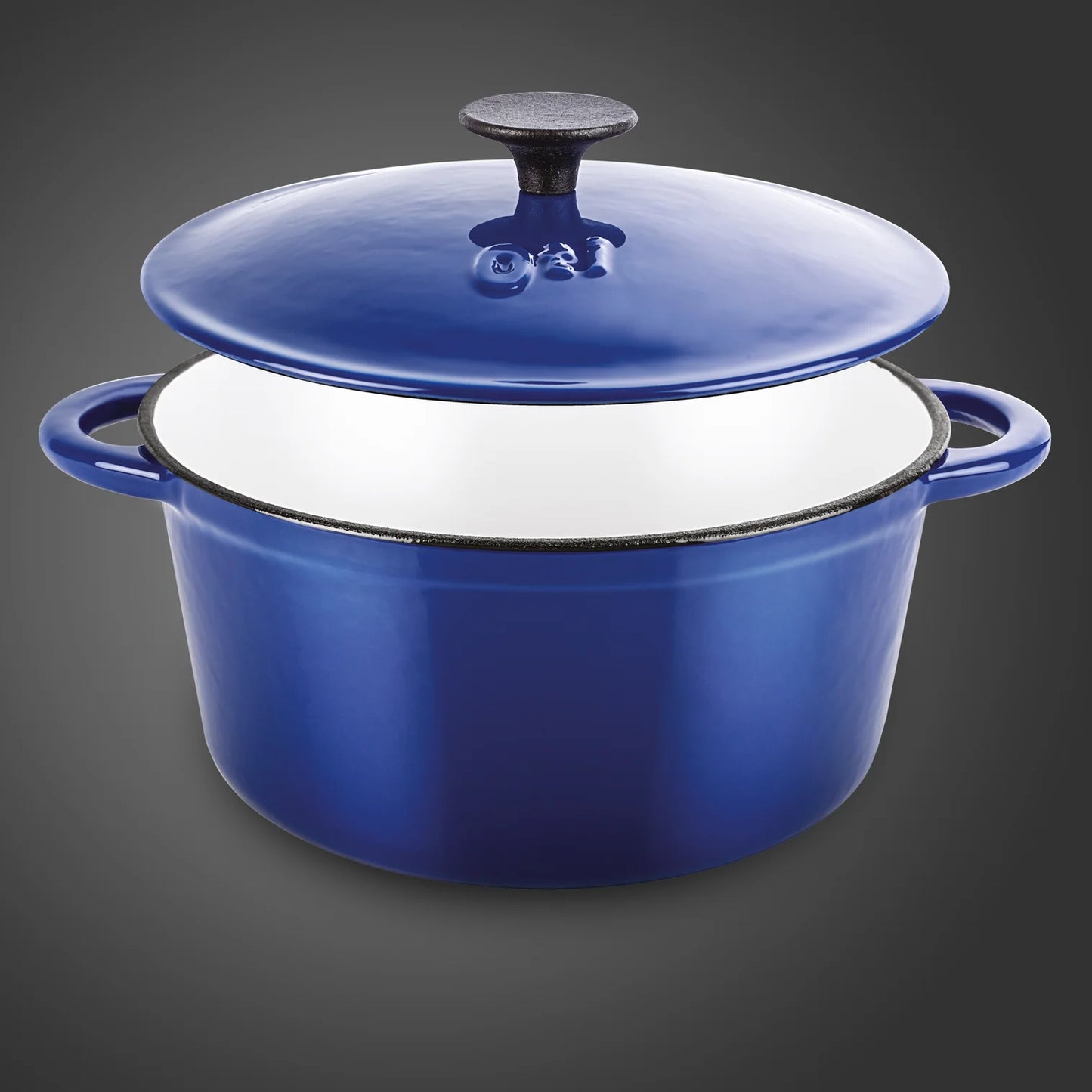 Cratita din fonta, diametru 28 cm, capacitate 5.5L, cu capac inclus