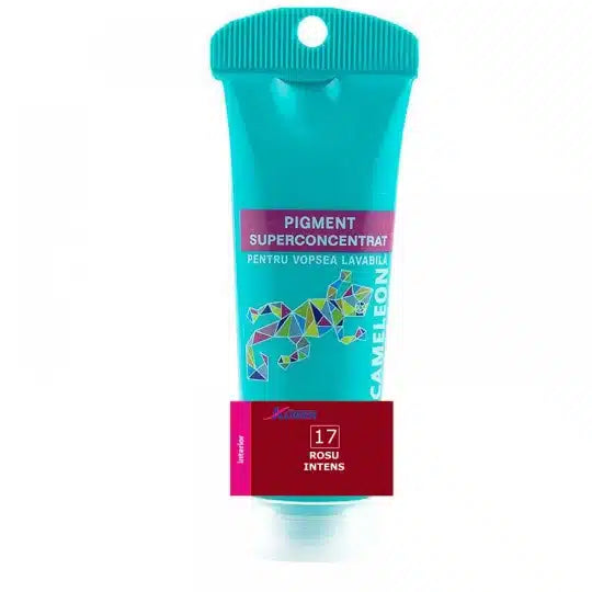 Pigment superconcentrat rosu intens pentru vopsele lavabile, 30ML