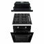 Pachet cuptor electric incorporabil 51L negru + plita gaz incorporabila + hota 1 motor 140W