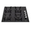 Pachet cuptor electric incorporabil 51L + plita gaz incorporabila + hota decorativa 63 cm