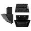 Pachet cuptor electric incorporabil 51L + plita gaz incorporabila si hota decorativa 60 cm