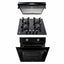Pachet cuptor electric incorporabil 51L + plita gaz sticla 65x60x15 cm + hota 2 motoare 190W