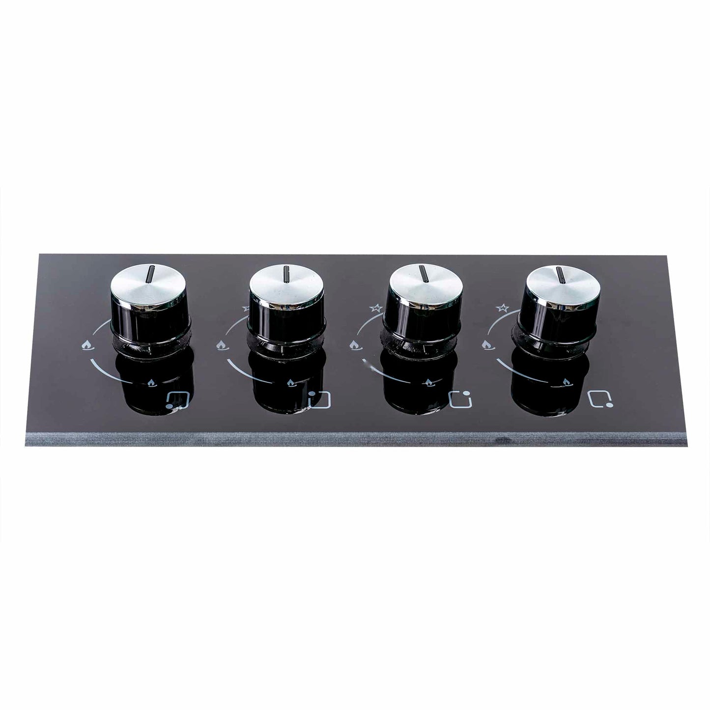 Pachet cuptor electric incorporabil 51L, plita gaz sticla, hota inox 2 motoare 190W