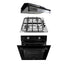 Pachet cuptor electric incorporabil 51L + plita gaz inox 50x60 cm + hota 2 motoare inox