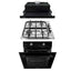 Pachet cuptor electric incorporabil 51L + plita gaz inox 50x60 cm + hota 60x50 cm