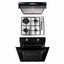 Pachet cuptor electric incorporabil 51L + plita gaz incorporabila + hota 2 motoare 190W, negru