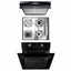 Pachet cuptor electric incorporabil 51L negru + plita gaz inox + hota 2 motoare 190W