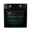 Pachet cuptor electric incorporabil 51L negru, plita gaz inox, hota inox 2 motoare 190W