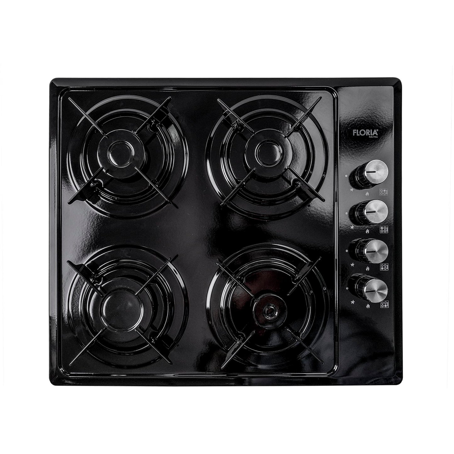 Pachet cuptor electric incorporabil 51L + plita gaz incorporabila + hota inox 2 motoare 190W
