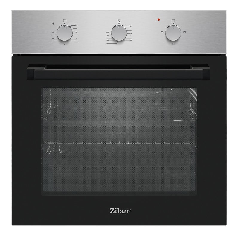 Pachet cuptor incorporabil (0065), 56 x 60 x 56 cm, electric, inox, plita incorporabila inox (0027), 50 X 60 cm, gaz butelie sau gaz natural (duze de schimb incluse), aprindere electrica si hota incorporabila decorativa, 60 cm (1888) / SET 30088