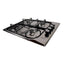 Pachet cuptor incorporabil (0065), 56 x 60 x 56 cm, electric, inox, plita incorporabila inox (0027), 50 X 60 cm, gaz butelie sau gaz natural (duze de schimb incluse), aprindere electrica si hota incorporabila decorativa, 60 cm (1888) / SET 30088