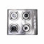 Pachet cuptor electric incorporabil 70L inox + plita gaz incorporabila + hota 140W inox