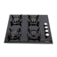 Pachet cuptor electric incorporabil 70L inox + plita gaz incorporabila + hota inox 2 motoare 190W