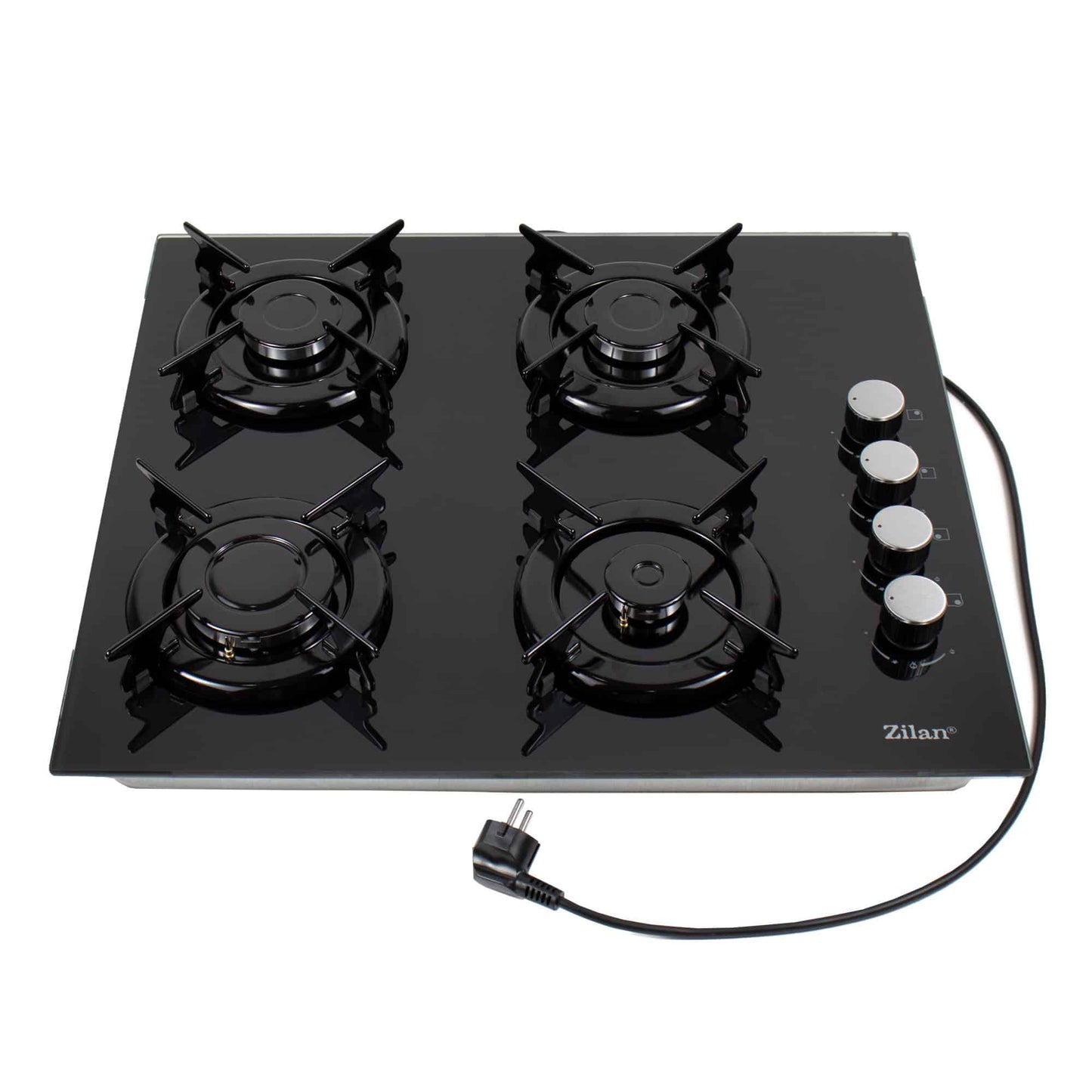Pachet cuptor electric incorporabil 56x60x56 cm + plita gaz incorporabila + hota decorativa 63 cm