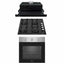 Pachet cuptor incorporabil electric inox 2200W + plita gaz cu aprindere + hota 140W