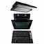 Pachet cuptor electric incorporabil 51L + plita gaz incorporabila + hota telescopica 2 motoare