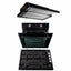 Pachet cuptor electric incorporabil 51L + plita gaz 50x60 cm + hota telescopica 2 motoare