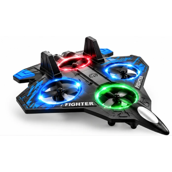 Avion RC Starfighter, cu telecomandă și lumini LED – imagine 1