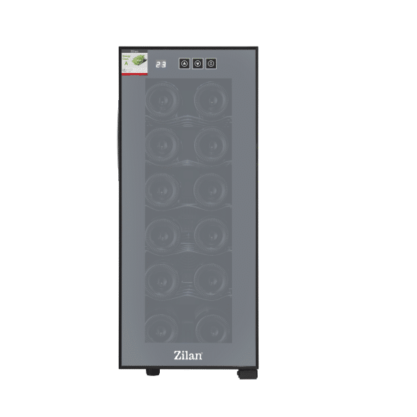 Racitor vinuri 33L, putere 50W, iluminare interioara, control tactil, silentios