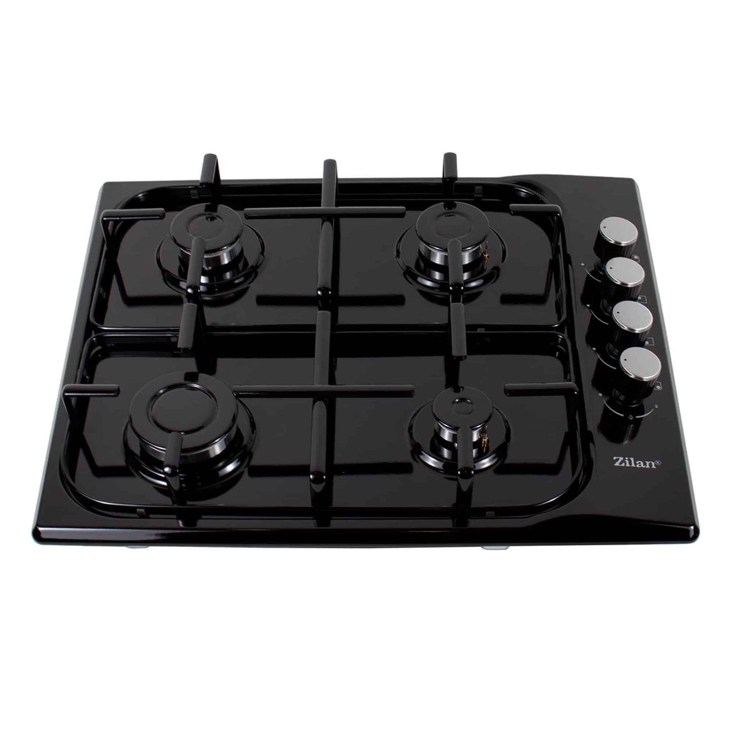 Pachet cuptor incorporabil 1857, capacitate 51L, electric, negru, plita incorporabila email 0034, 60x50x15cm, gaz butelie sau gaz natural duze de schimb incluse, hota 1 motor, putere 140W, 1895, 60X50 cm / SET 30050