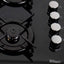 Pachet cuptor electric incorporabil 51L + plita gaz incorporabila sticla negru