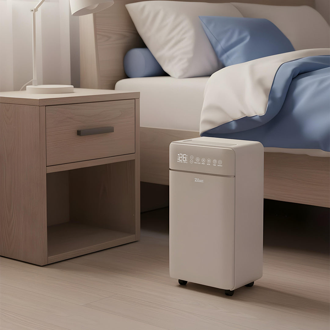 Dezumidificator portabil Dryzon16, capacitate 16L/zi, rezervor 2.5L, afisaj digital