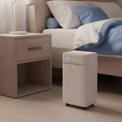Dezumidificator portabil Dryzon16, capacitate 16L/zi, rezervor 2.5L, afisaj digital