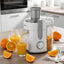 Storcator de fructe 400W cu 2 viteze, filtru inox si recipient pulpa 600 ml
