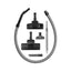 Aspirator fara sac 2500W cu capacitate 25L si perie turbo