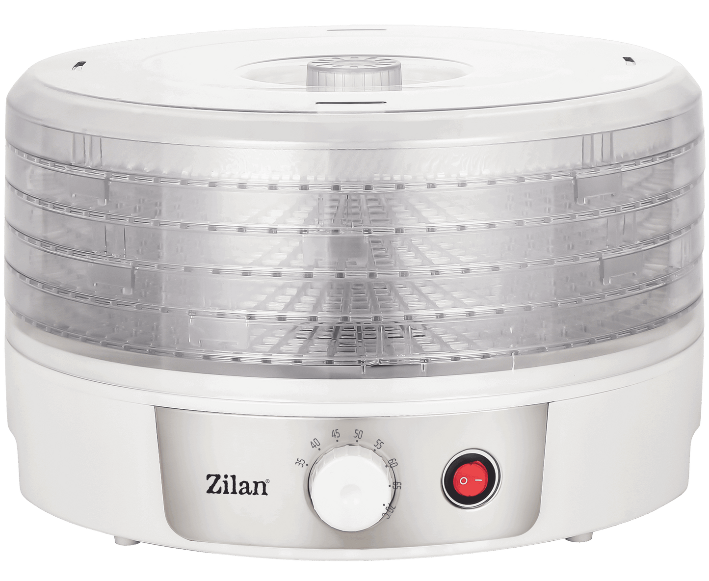 Deshidrator alimente 250W cu 5 tavi si termostat reglabil 35-70°C, fara BPA